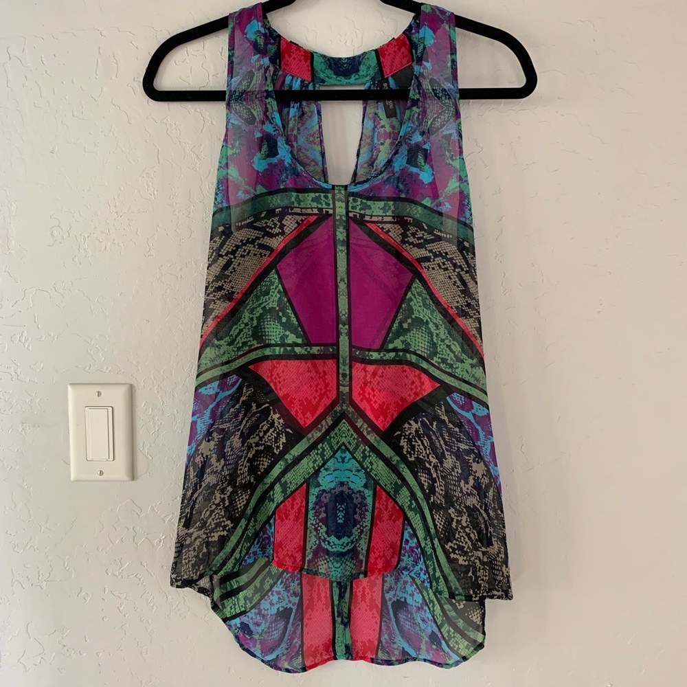 Colorful tank